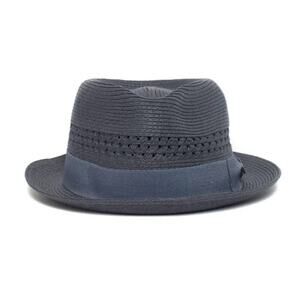 Goorin Bros Mens. Boogie Straw Fedora in Navy